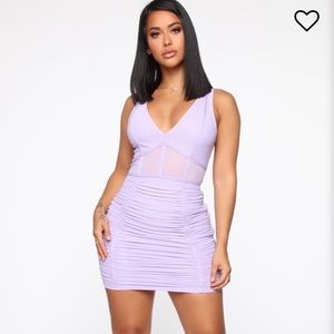 Fashion Nova Lilac dress